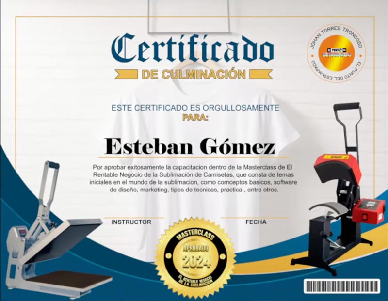 Diploma del curso